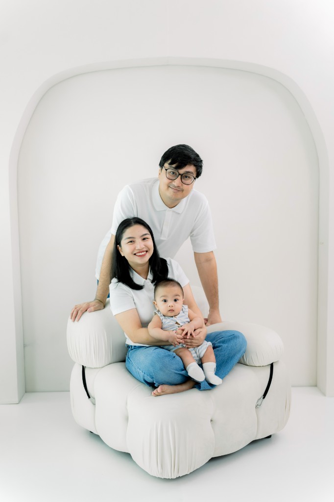 The Yu family — daddy, mommy, and Levias